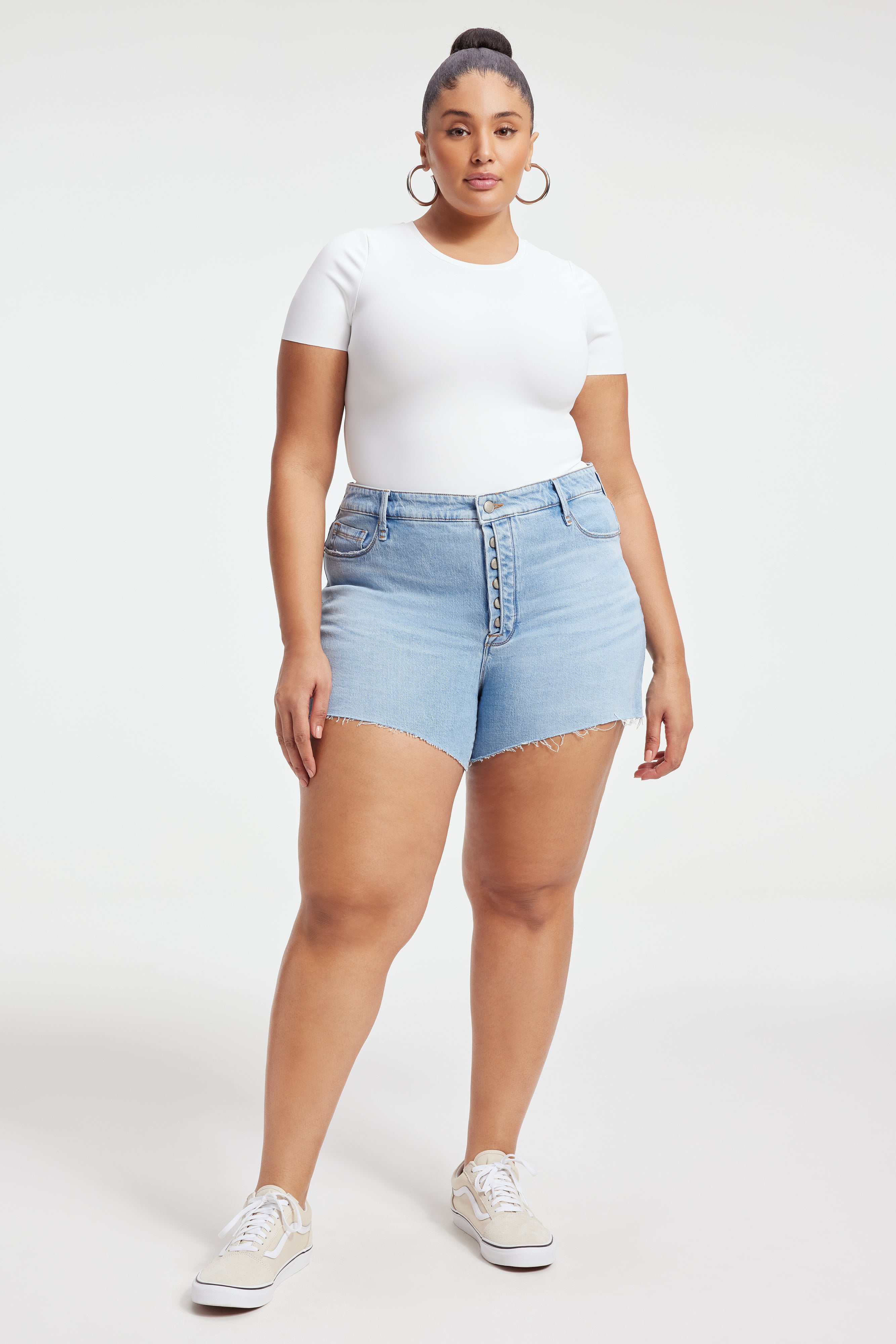 Details more than 71 denim shorts for thick thighs