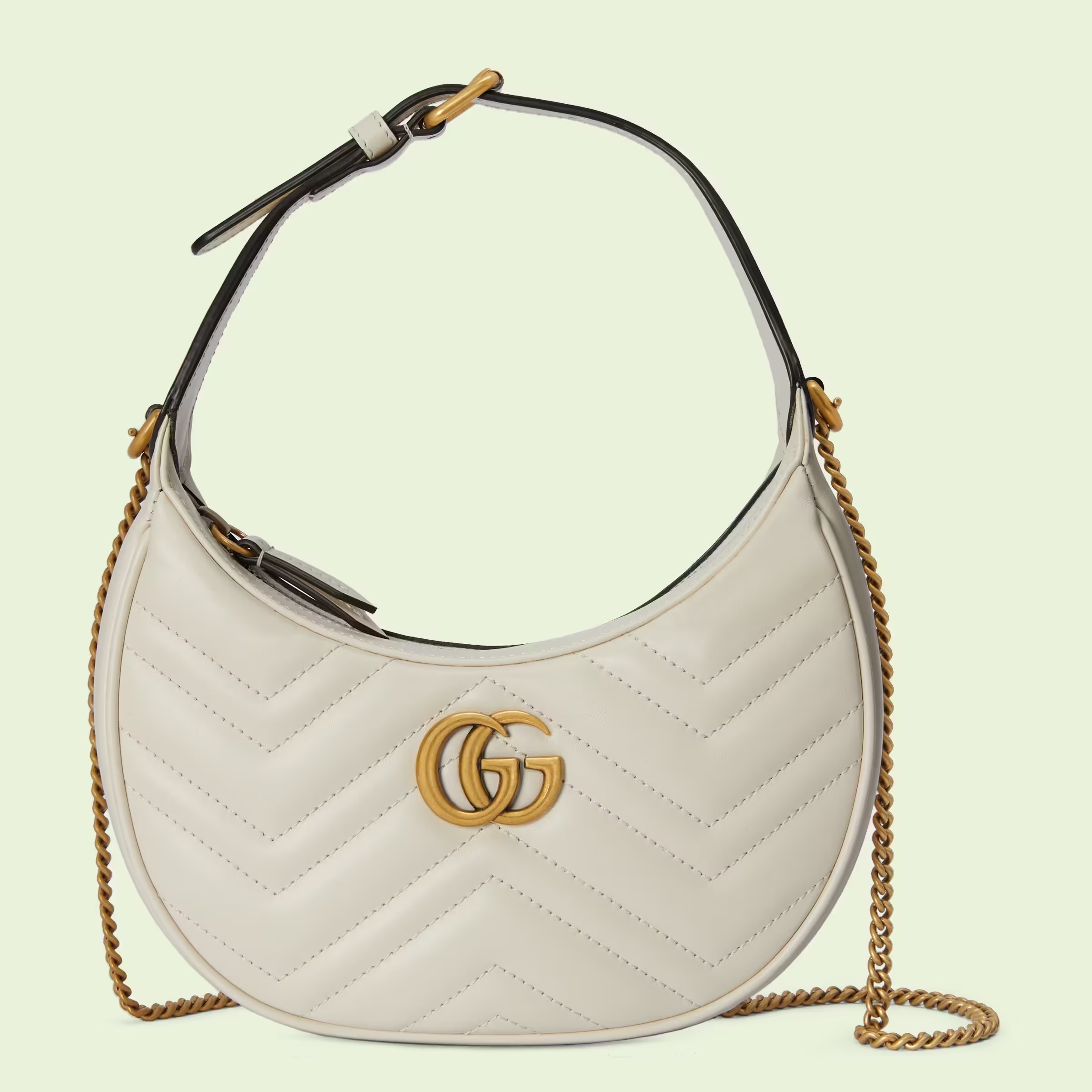 GUCCI Jacquard GG Logo Moon Vintage Clutch Ladies Mini Bag 