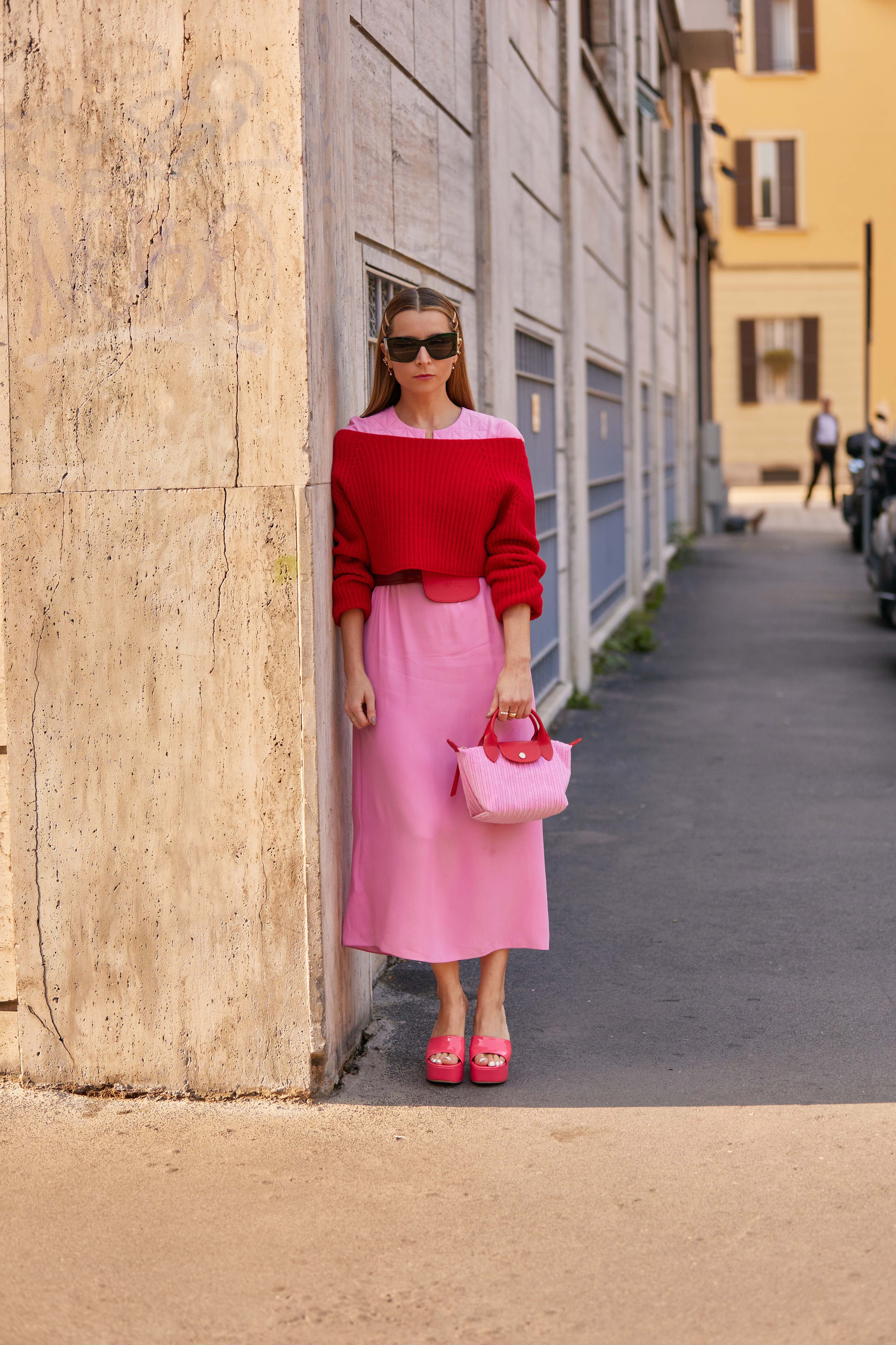 Street Style Colour Trends: Bubblegum pink