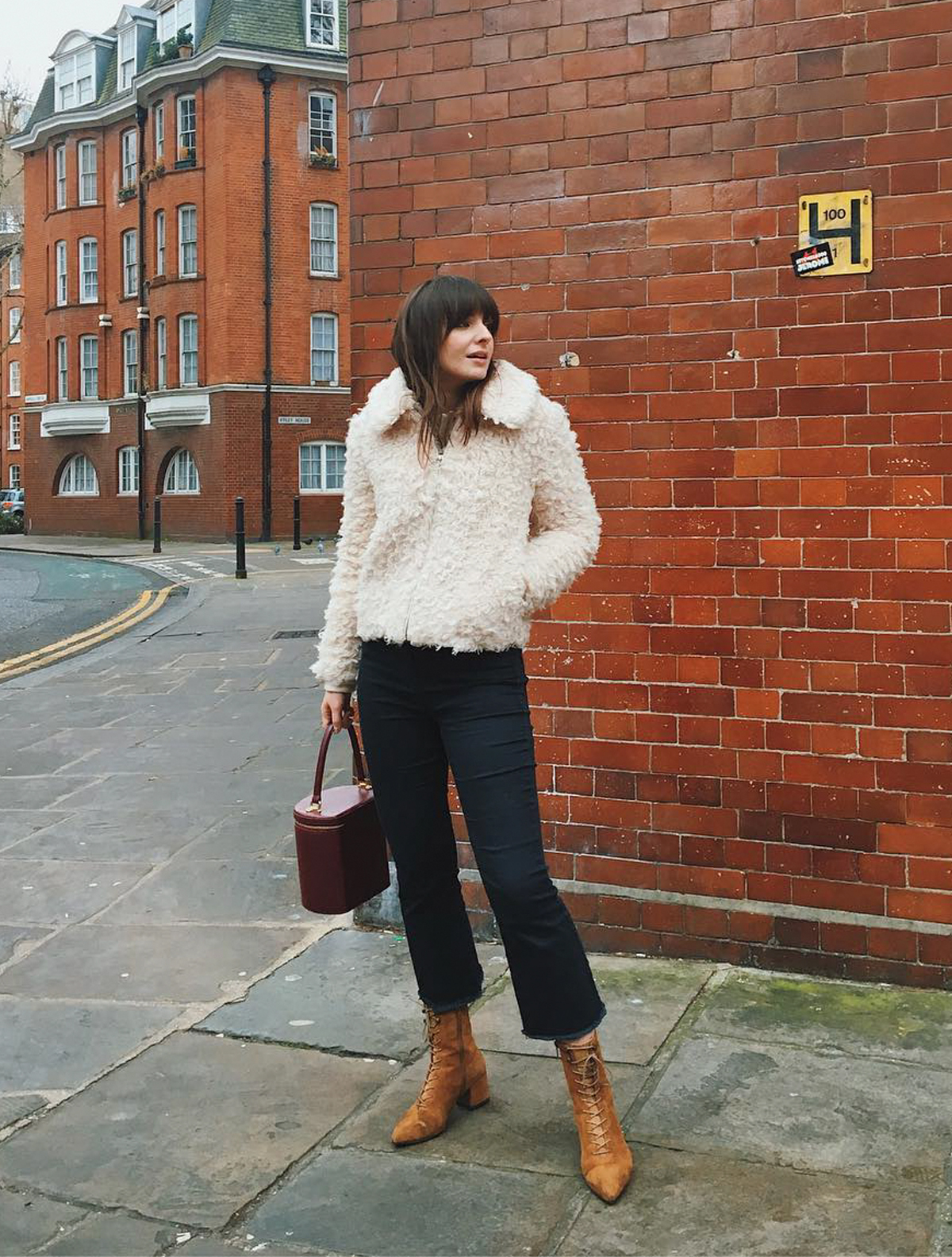 Best Lace-Up Boots 2019: Liv Purvis wears a pair of lace-up boots