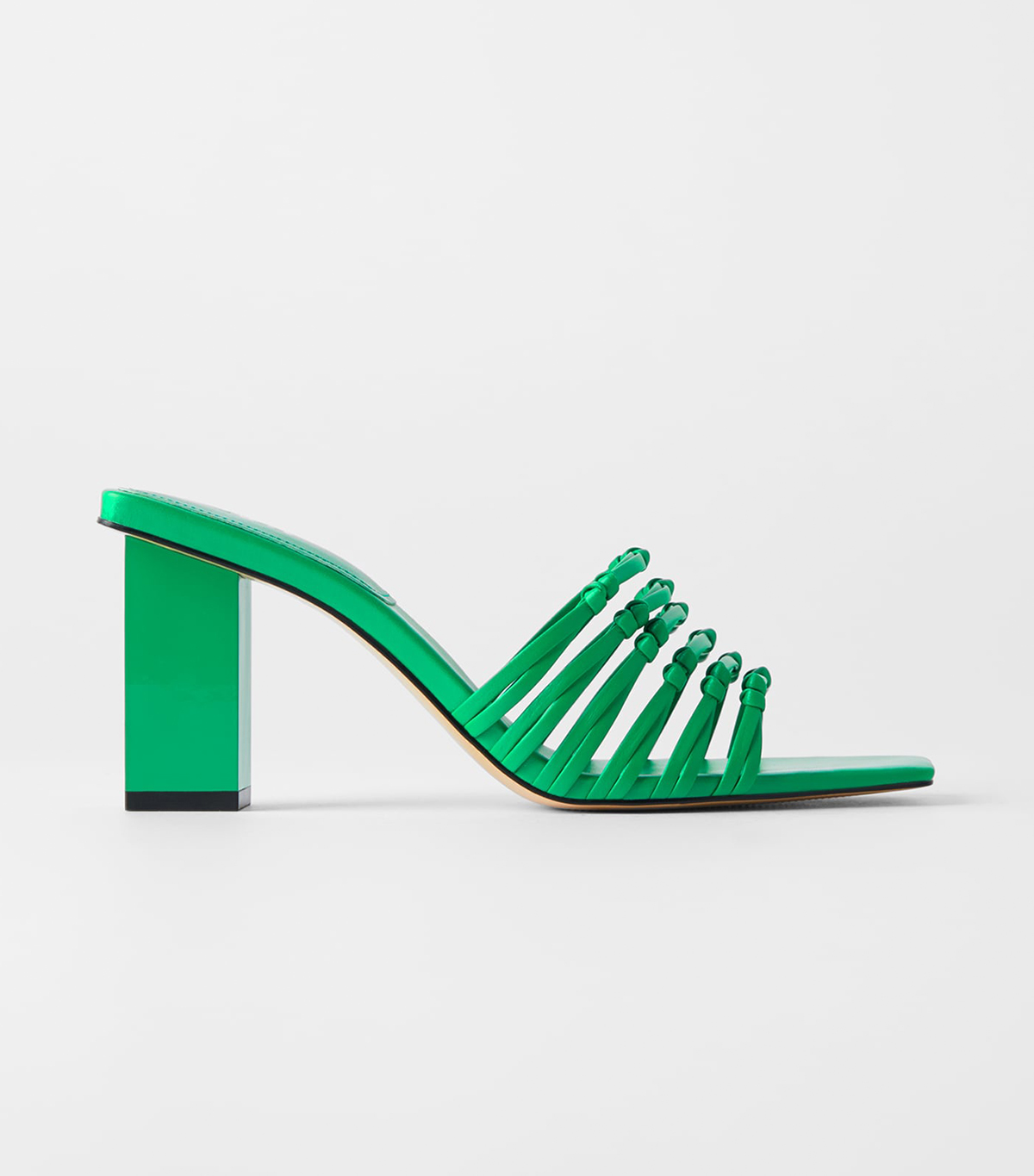 zara green heels