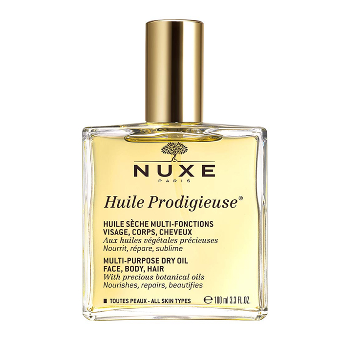 Best French Skincare Brands: Nuxe Huile Prodigieuse Multi-Purpose Dry Oil