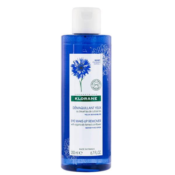 Klorane Soothing Eye Makeup Remover with Organic Cornflower for Sensitive Skin