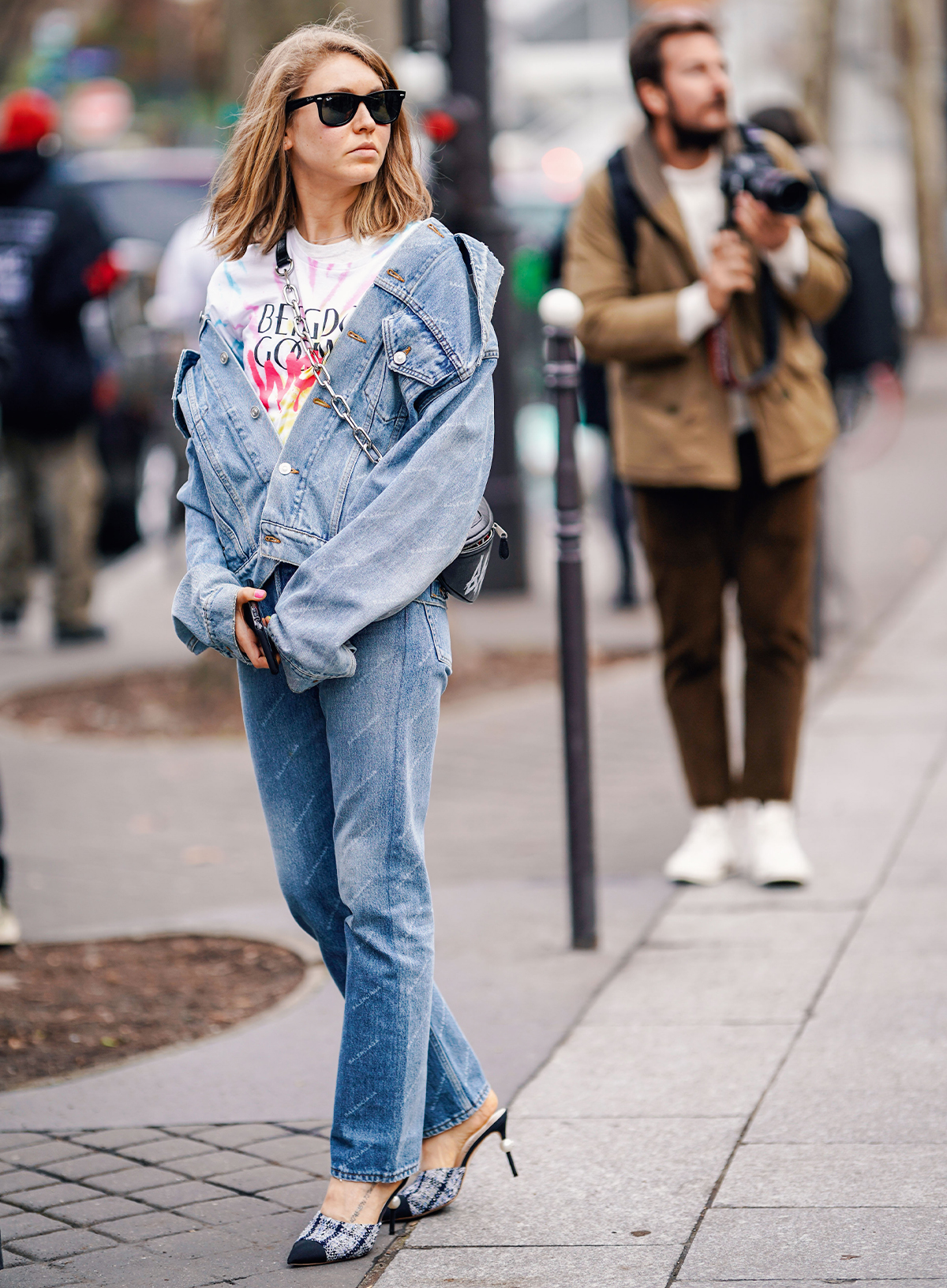 in the style denim jacket