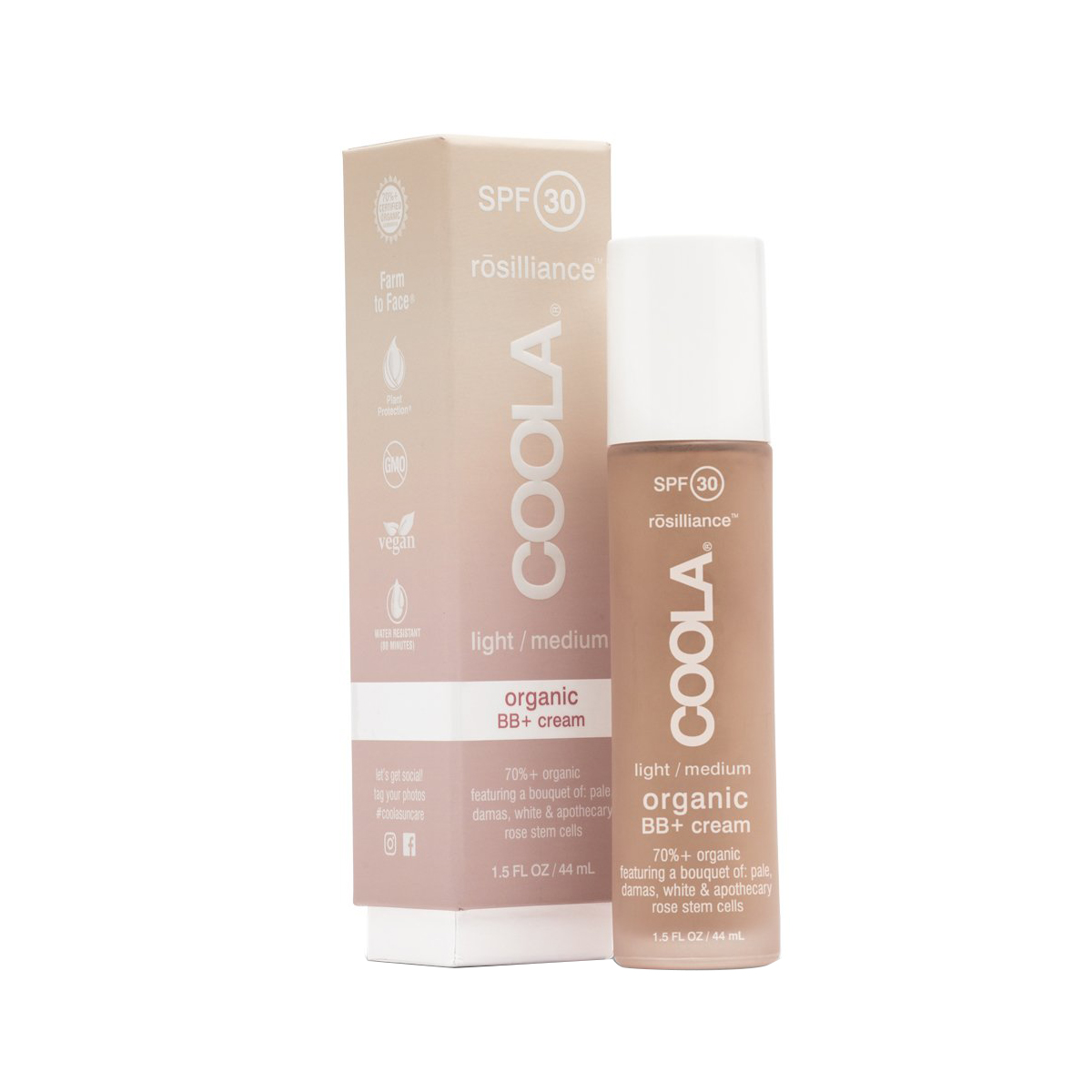 Clean Beauty Products for Mature Skin: Coola Mineral Face SPF 30 Rōsilliance BB+ Cream