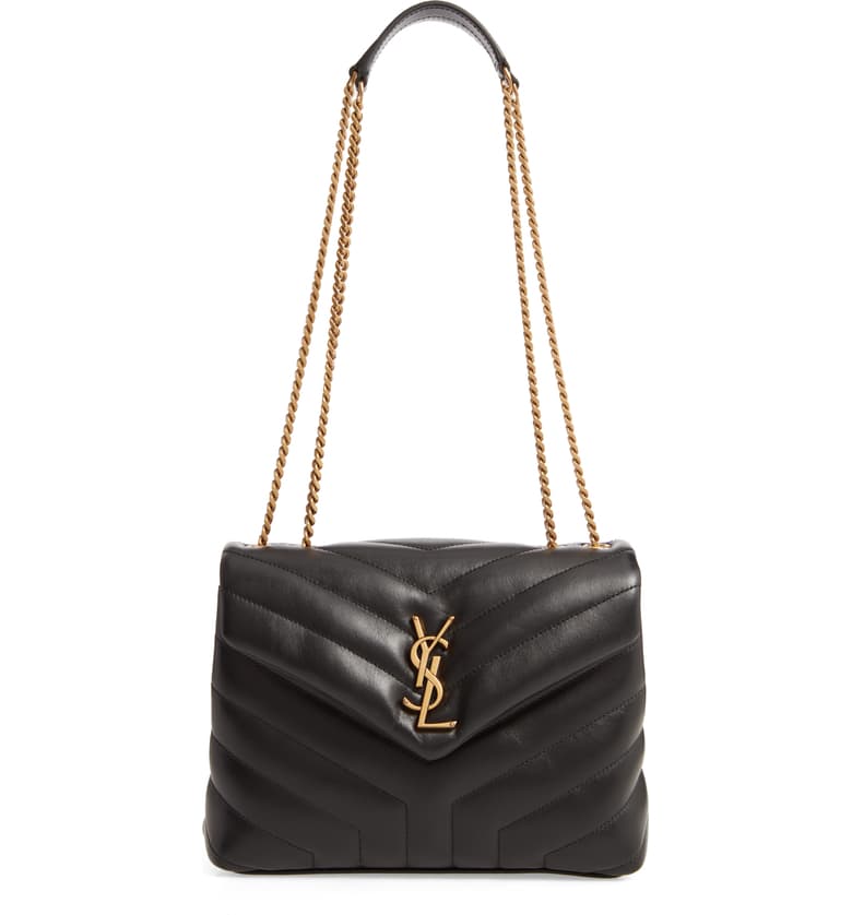 Saint Laurent YSL Monogrammed Le Poudre WOC Beige / Gold Handbag Brand New  $1790