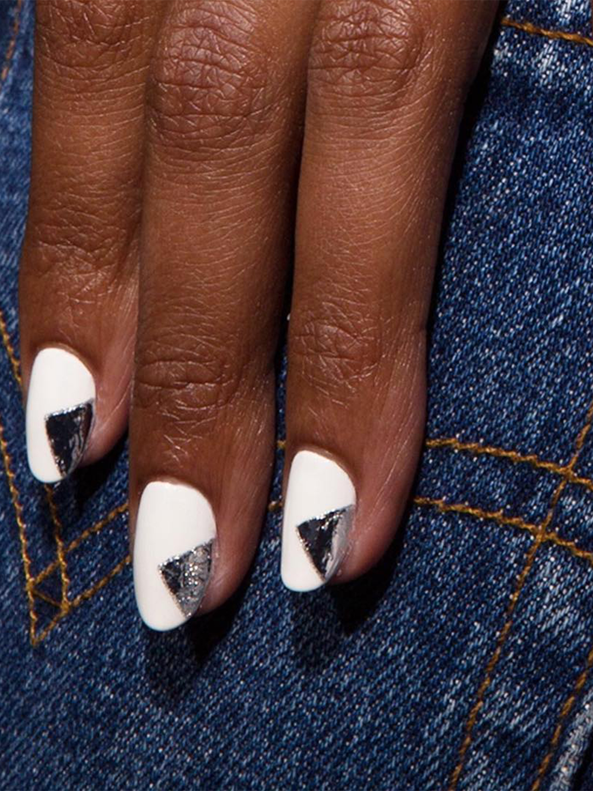 The 16 Best White and Silver Nails We've Seen on Instagram | Who What Wear