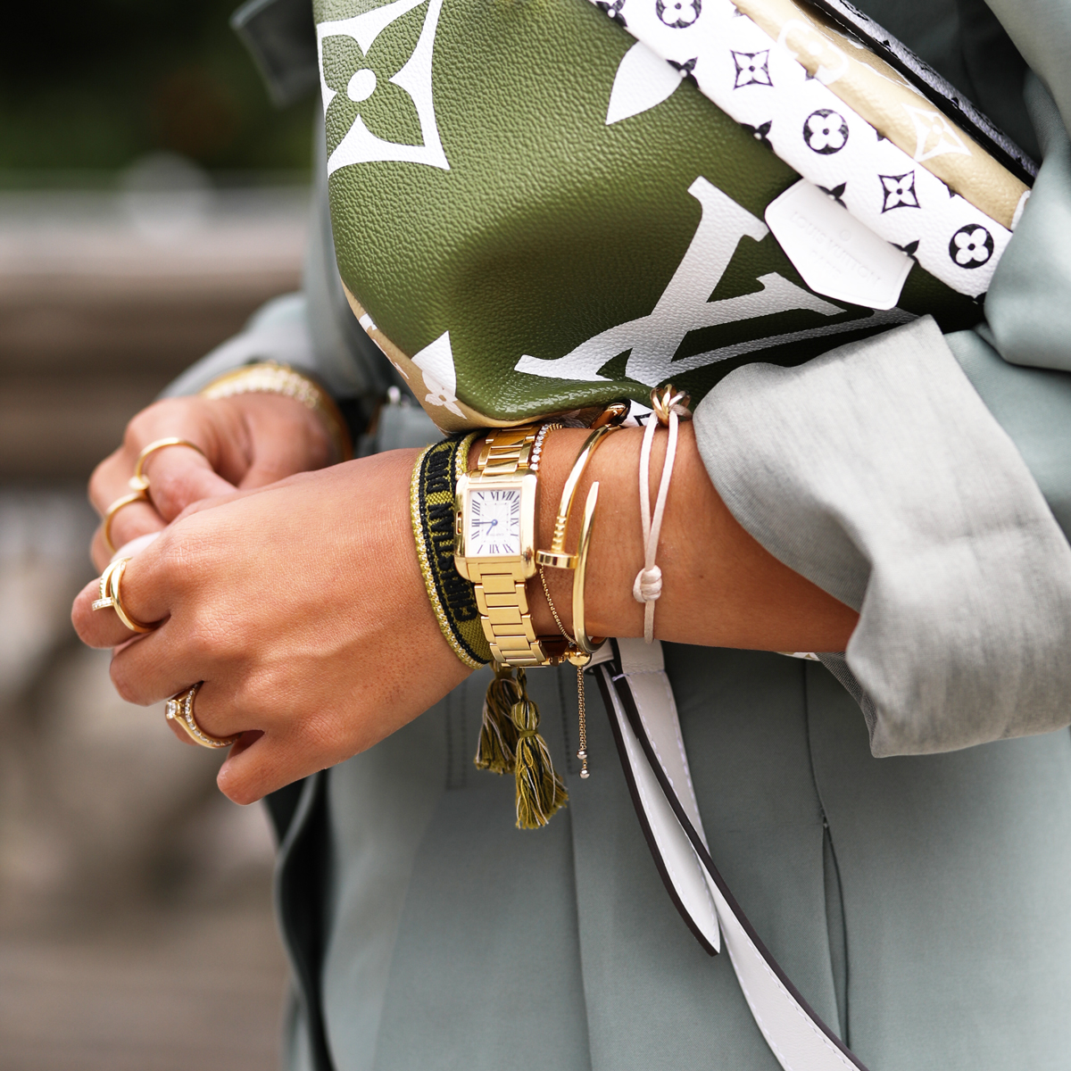 how to wear cartier juste un clou bracelet