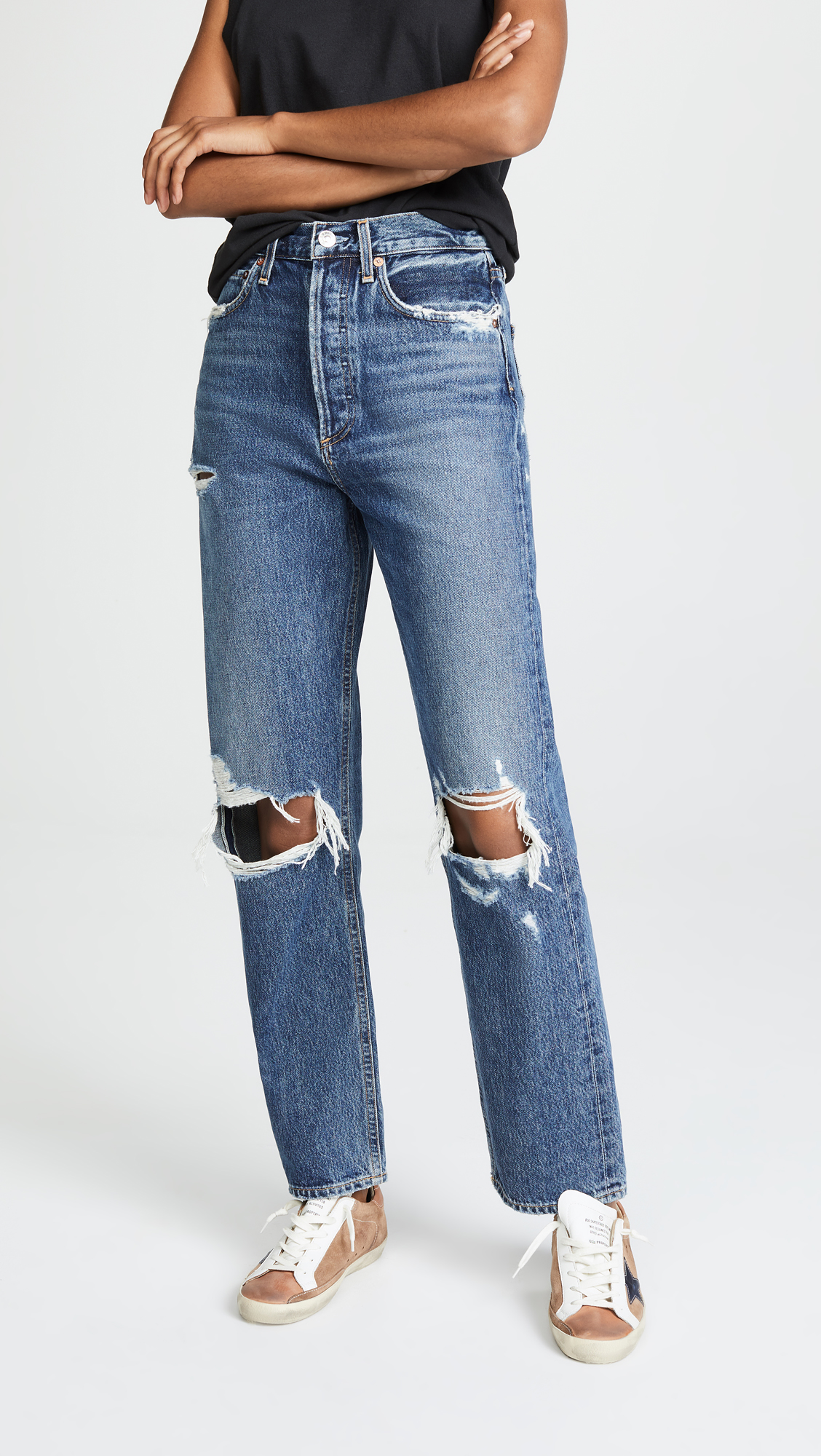 open jeans trend