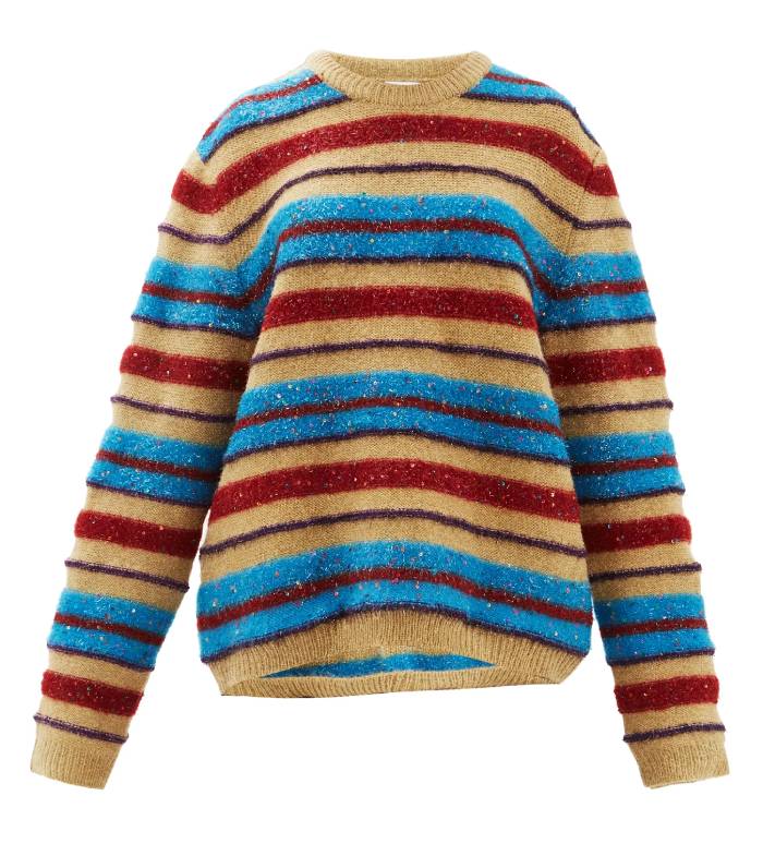 Ashish Oversized Sequinned Sparkle-Knit Sweater