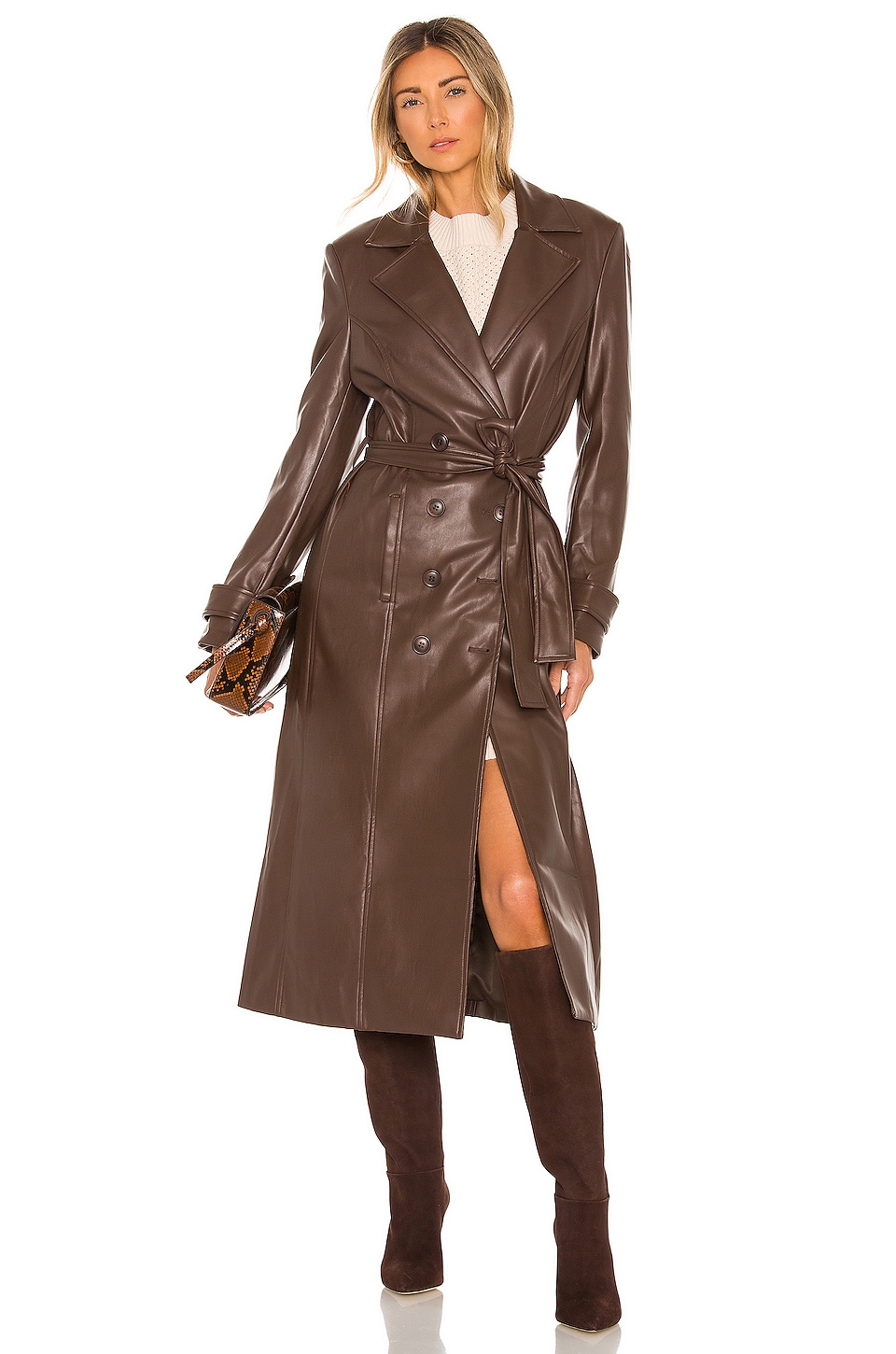 The 24 Best Leather Trench Coats On, Images Of Leather Trench Coats