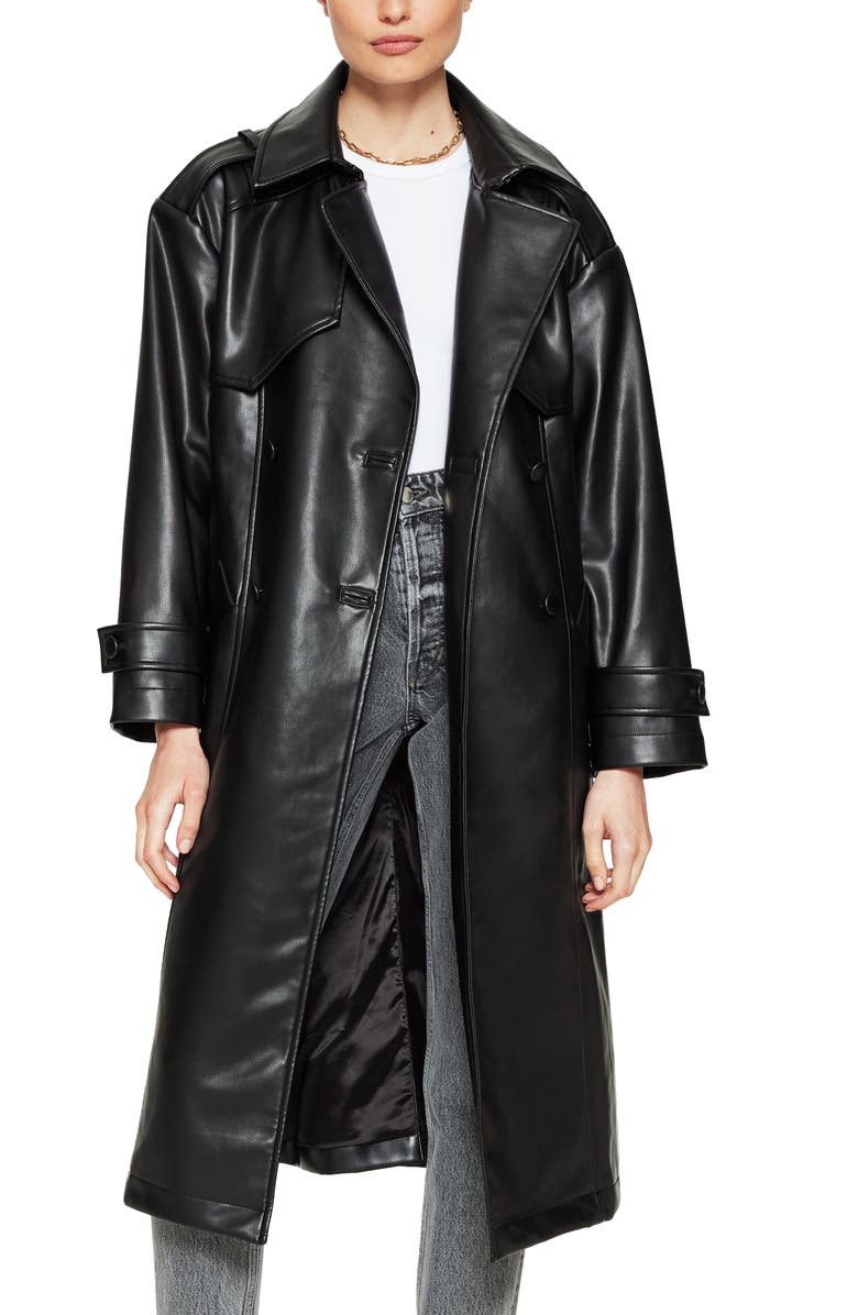 The 24 Best Leather Trench Coats On, Long Leather Trench Coat Zara