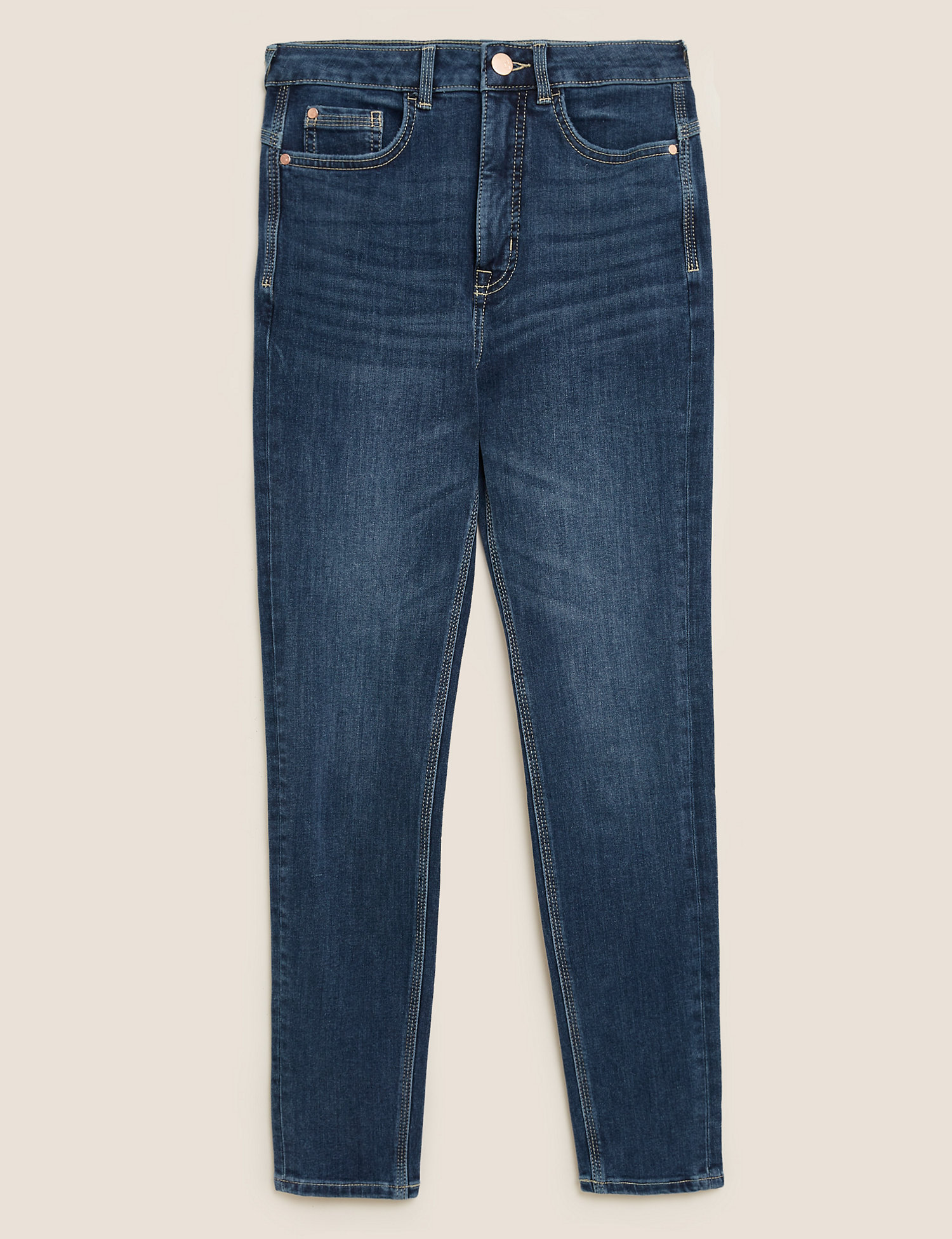 Marks and Spencer Magic Shaping High Waisted Skinny Jeans