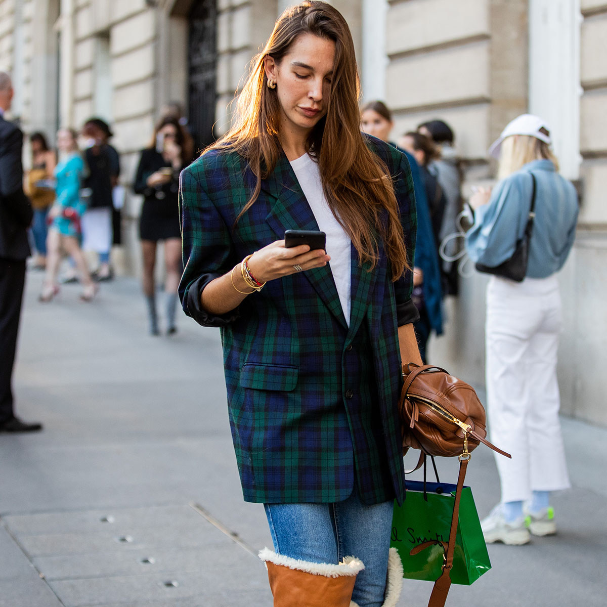 Shearling Boots Street Style