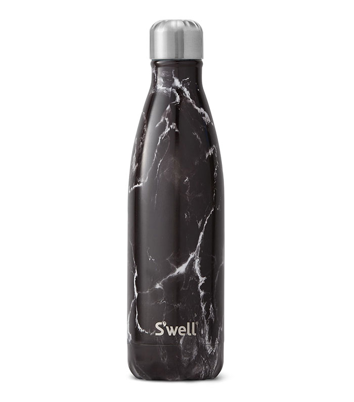 S'well Black Marble 17-Ounce Insulated Stainless Steel Water Bottle