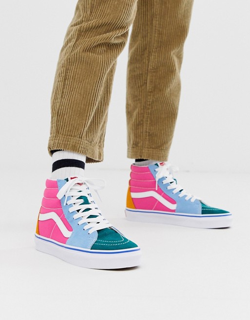 colourful high tops