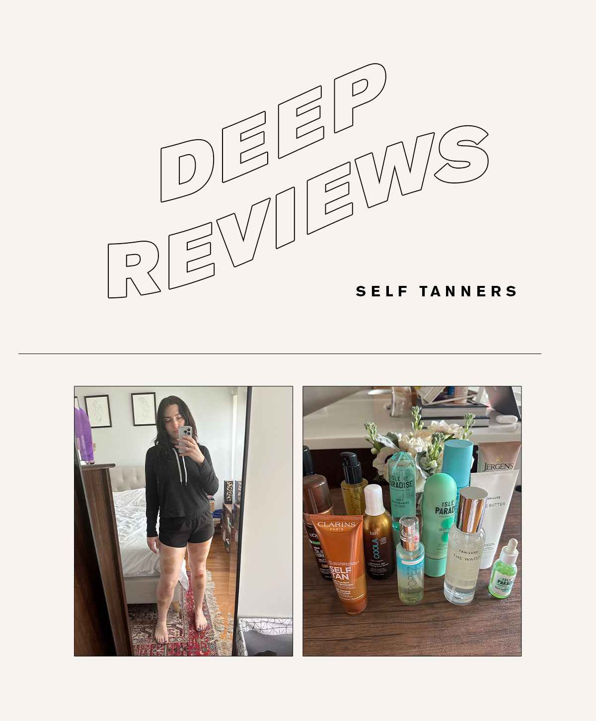 Deep Review of Self Tanners