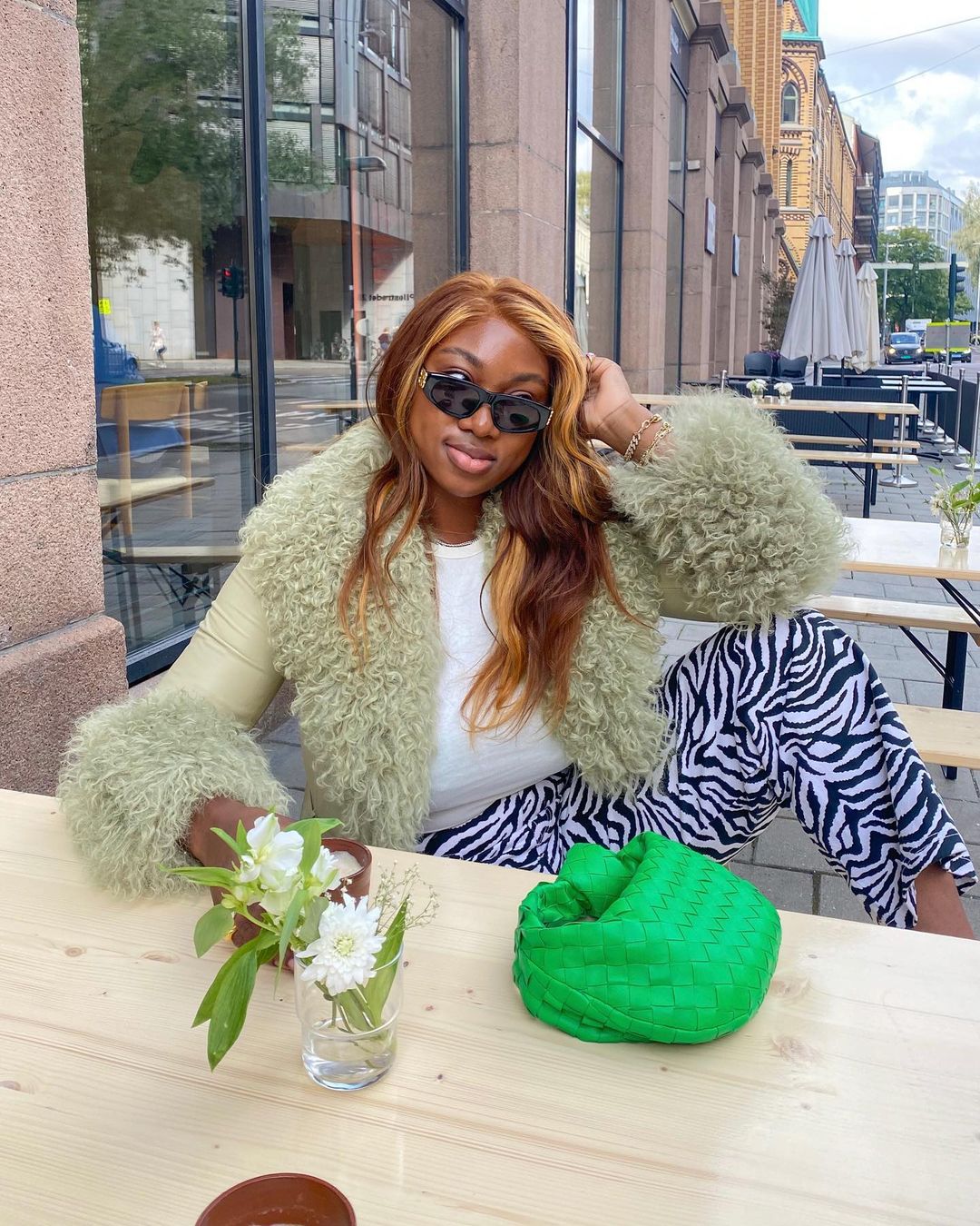Trending Hairstyles: Nnenna Echem with money piece hair