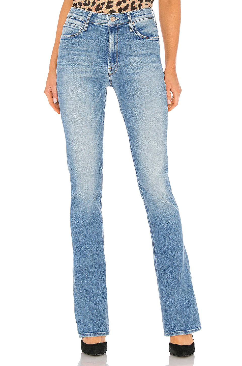 The 12 Best High-Waisted Boot-Cut Jeans | Who What Wear