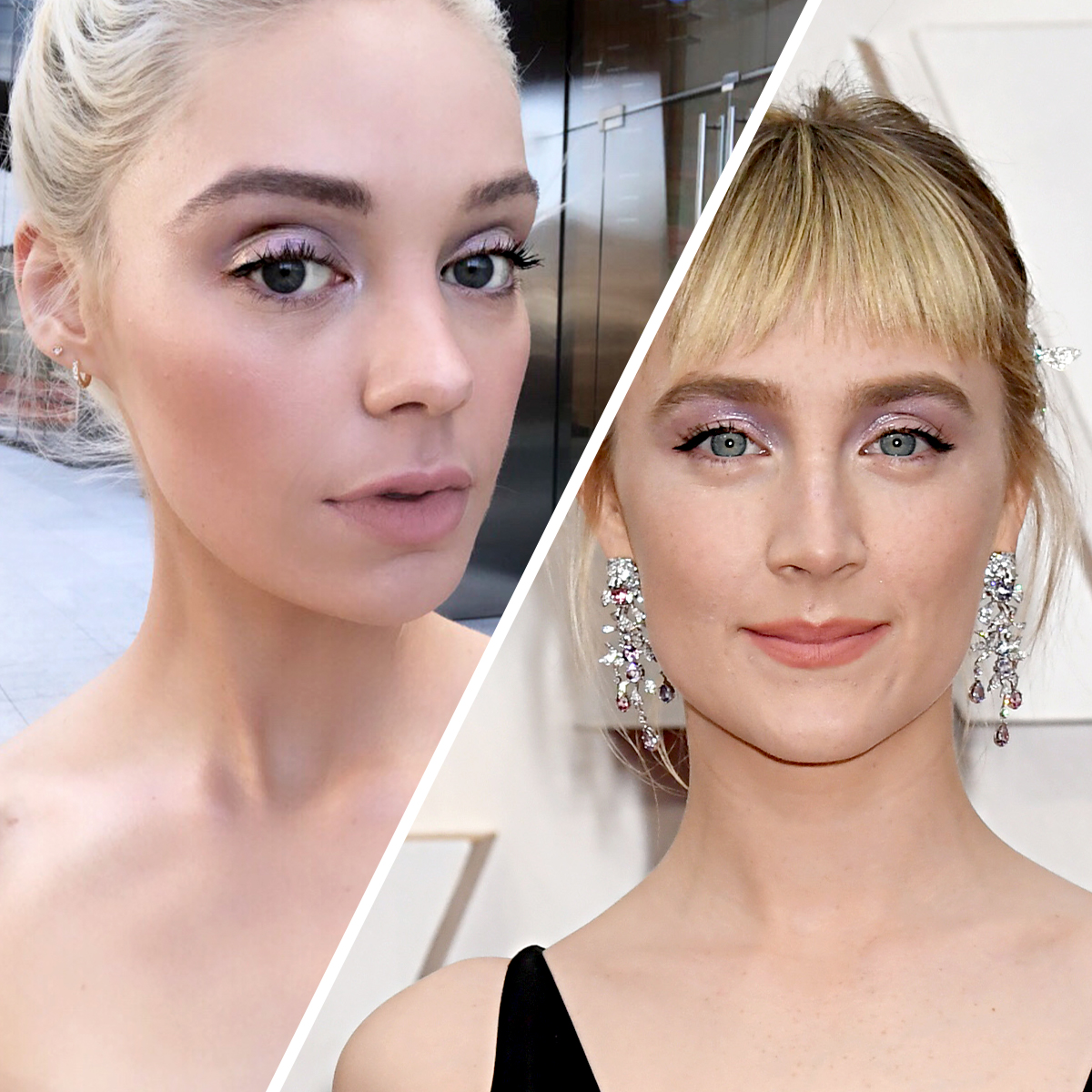 How to Get Saoirse Ronan's Purple Oscars Eye Shadow Look