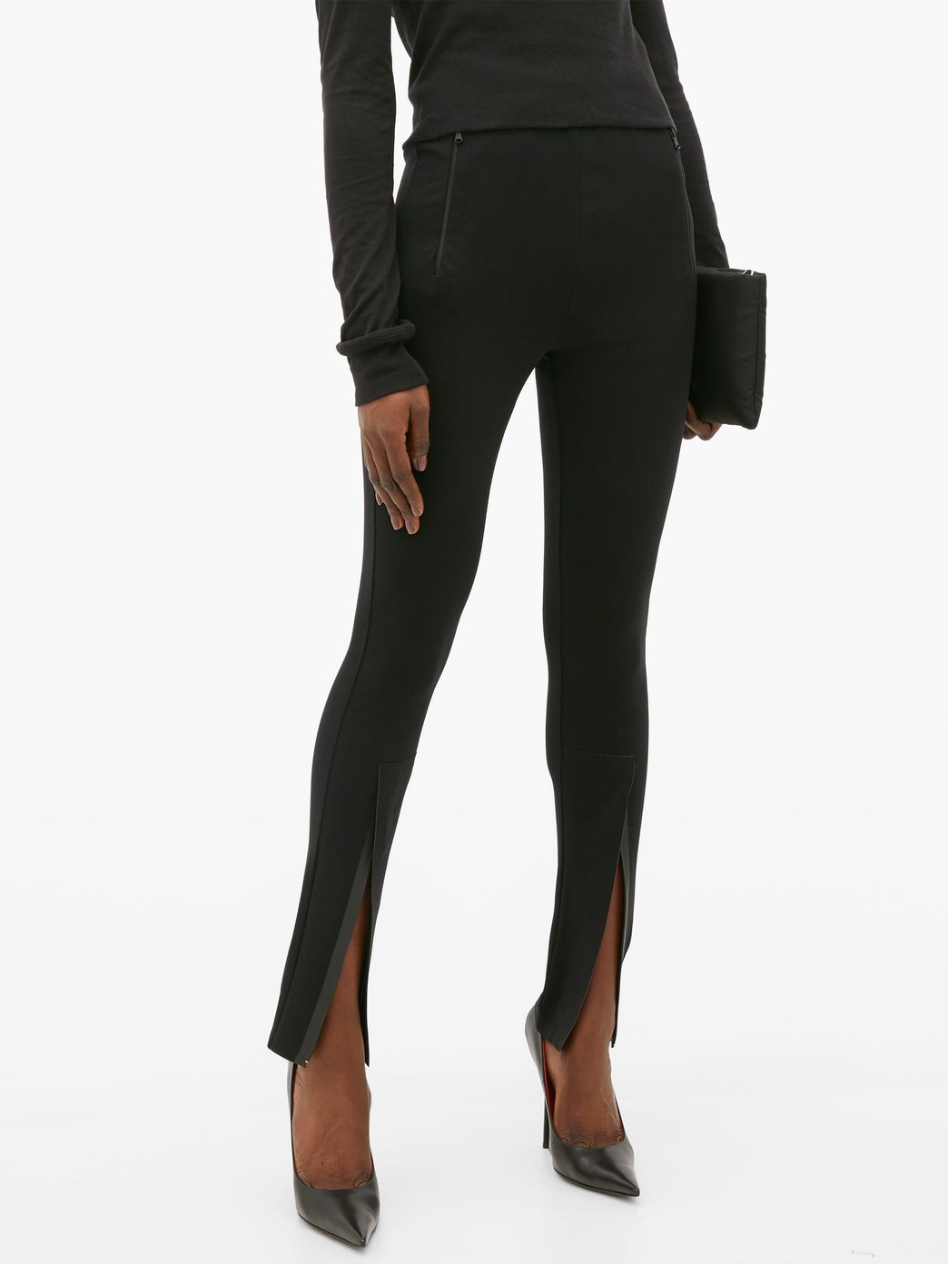 Garderob.NYC Release 05 Slit-Front Jersey Leggings