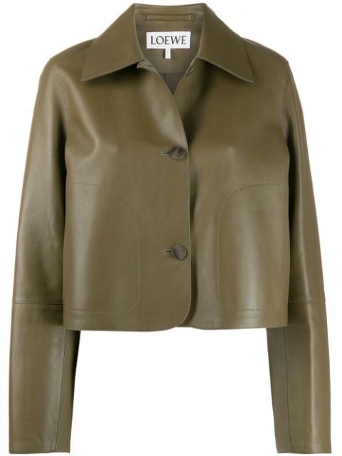 Loewe Cropped Button-Up Jacket