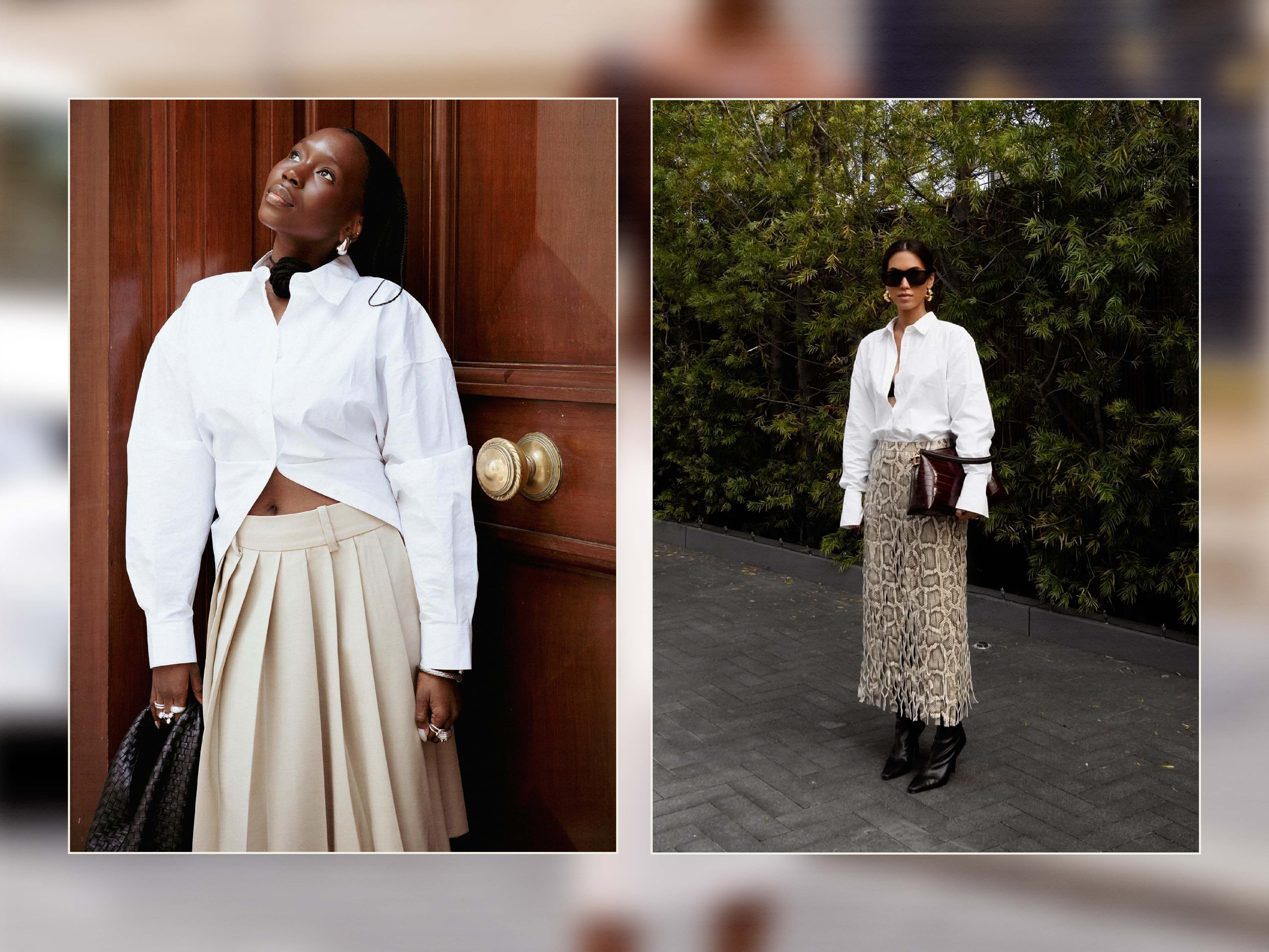 12 Midi-Skirt Outfits That Are Simple But Chic | Who What Wear