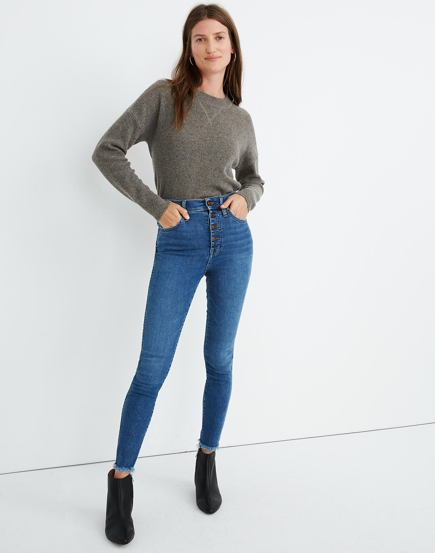 6 Cute and Simple Skinny-Jean Outfits Everyone Can Pull Off | Who What Wear