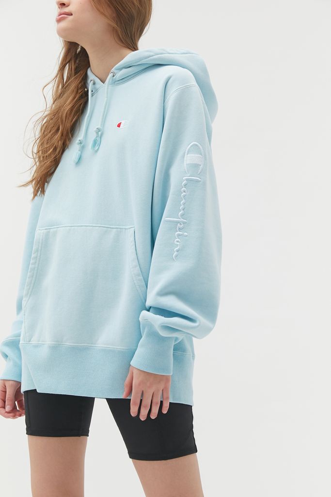 green champion hoodie urban outfitters