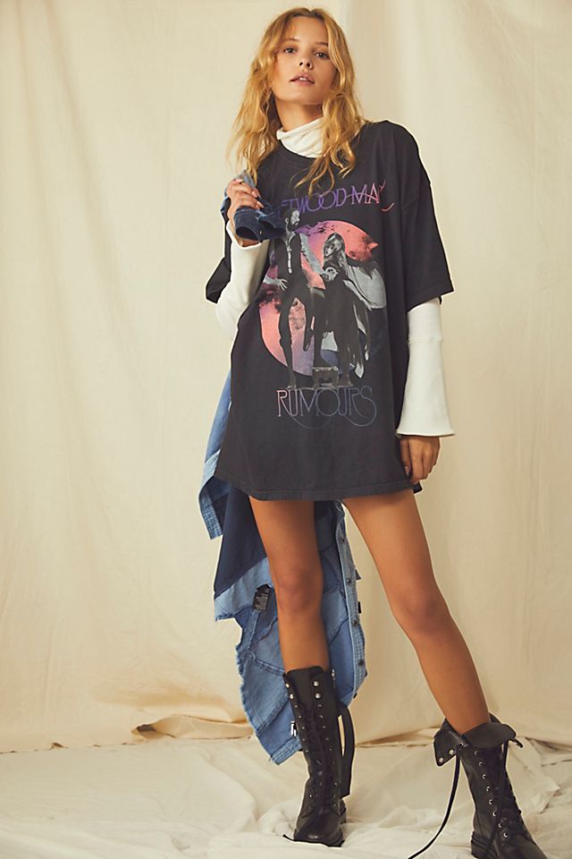 womens oversized t shirt outfit