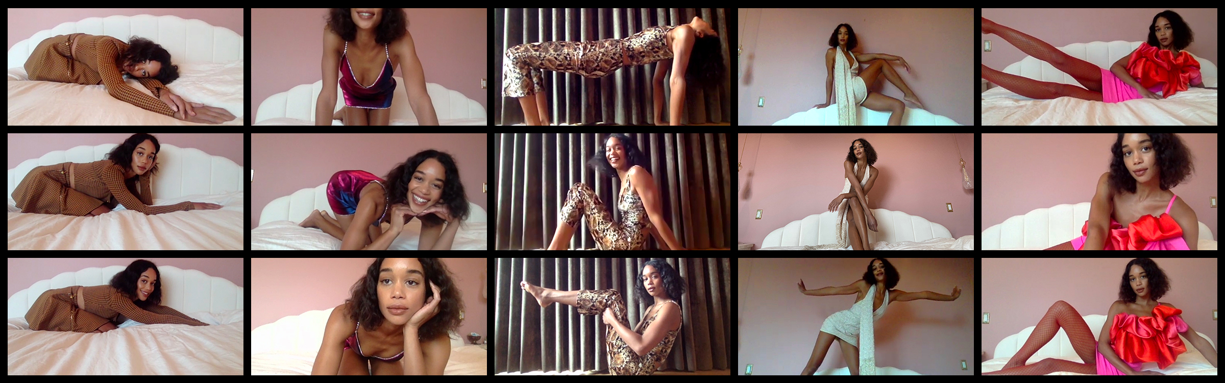 All Dressed Up With Nowhere to Go: A Zoom Photo Shoot With Laura Harrier