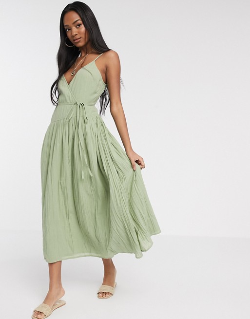 Sage green Summer Dress
