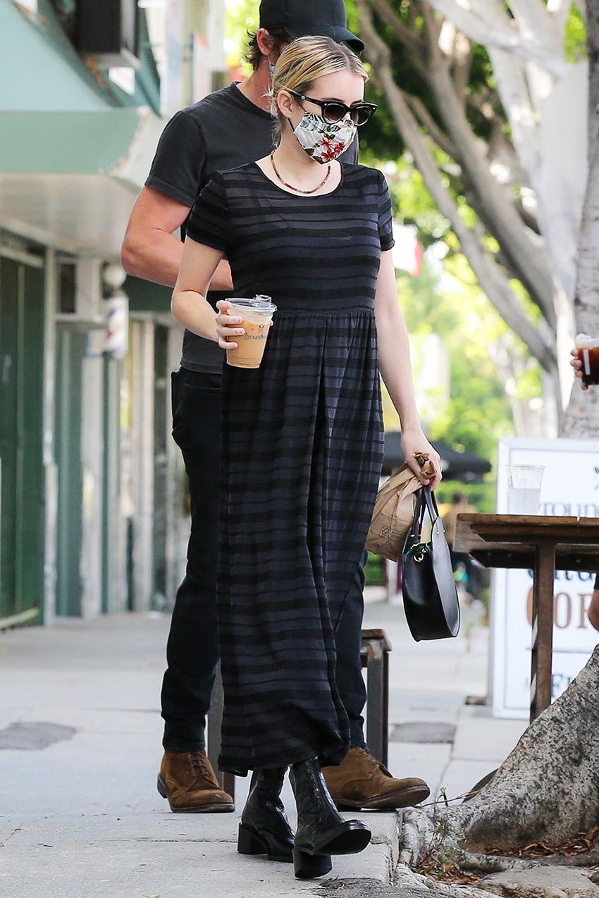 Emma Roberts maxi dress