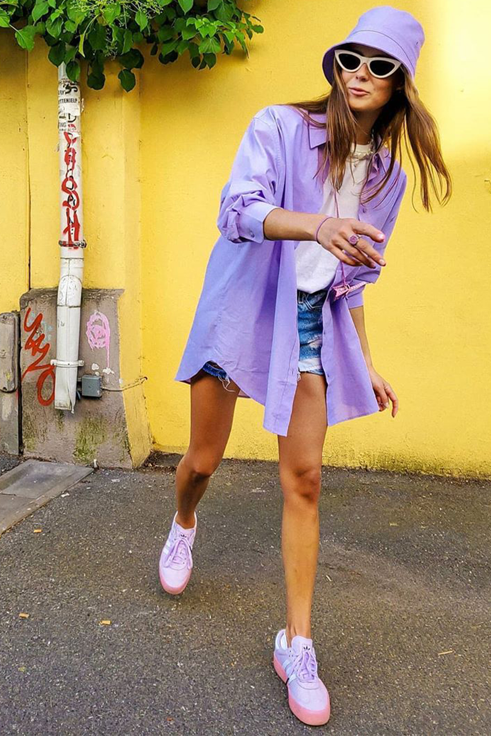 Purple Outfit Ideas: Nina Sandbech