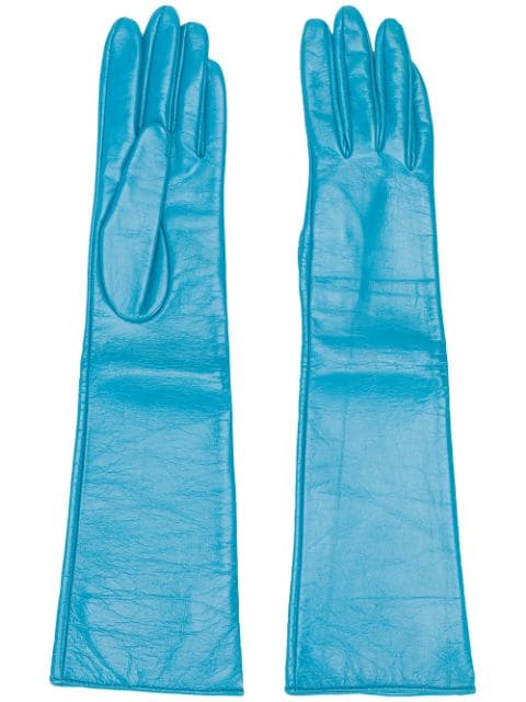Manokhi Textured Style Long Gloves
