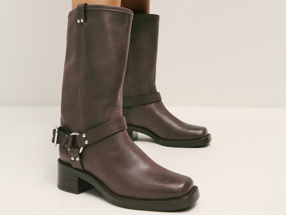 Reformation moto boots