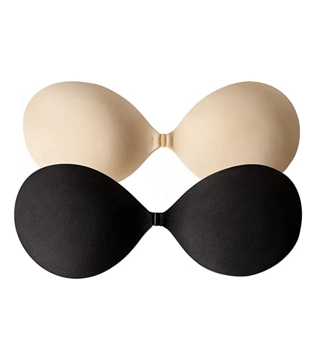 2 Pairs AVERYN Adhesive Bra Breast Lift Strapless Backless Bra Nippless Covers Push Up Self Invisible Sticky Bra for Women