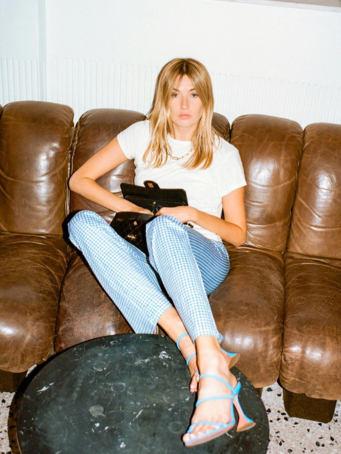 Layered hair: Camille Charriere