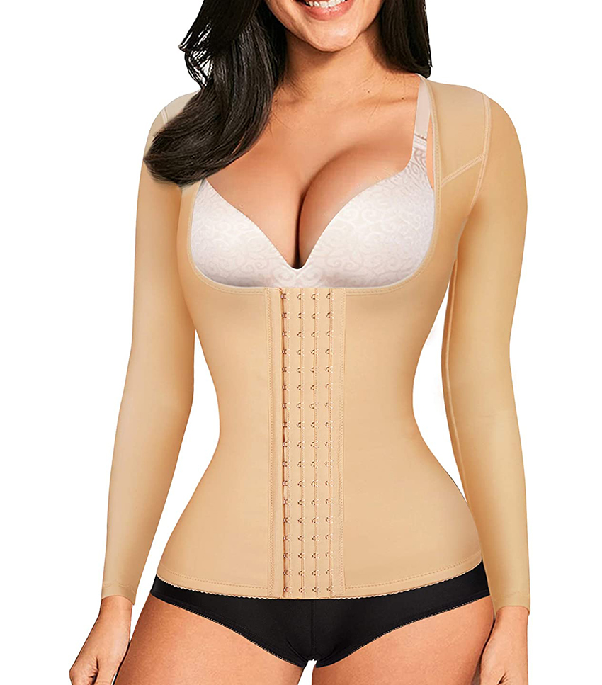 Gotoly Plus Size Waist Trainer Corset Eliminates Muffin Top for Weight Loss 