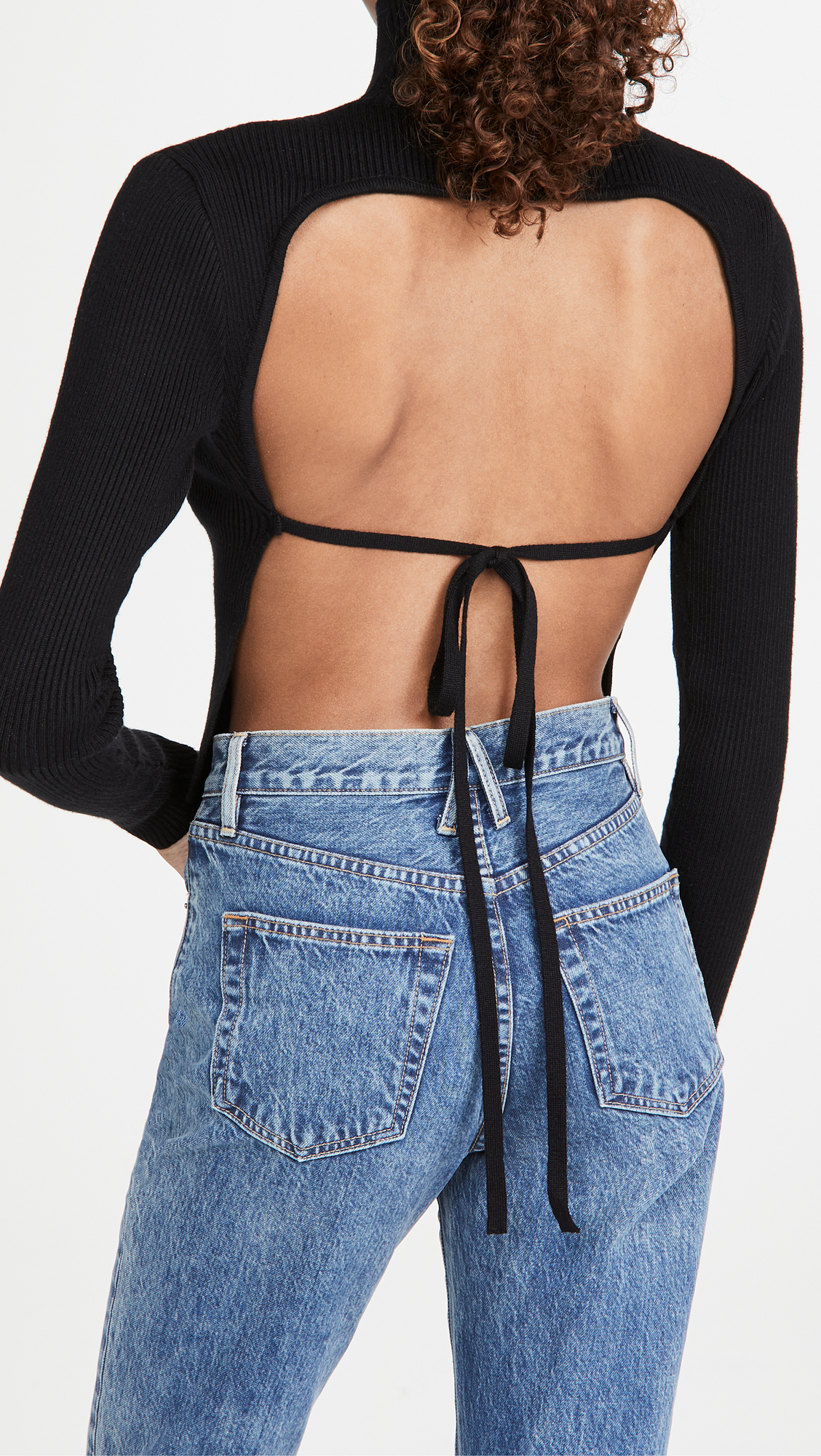 Luisaviaroma Women Clothing Tops Backless Tops Modular Open Back Top 