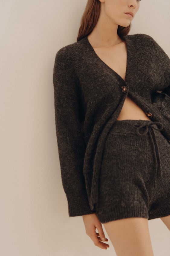 Zara Knit Sweater and Shorts