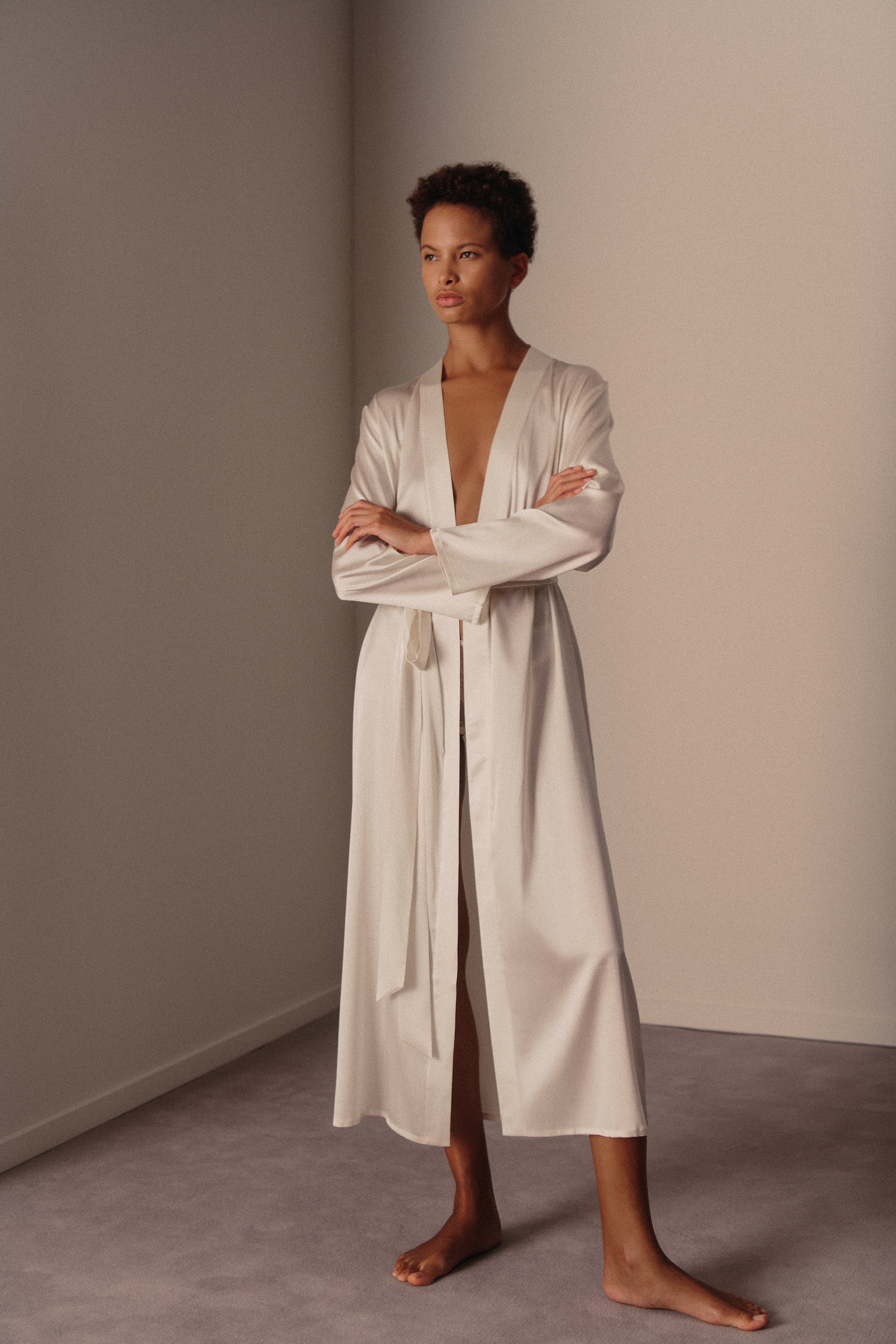 Zara Silk Robe