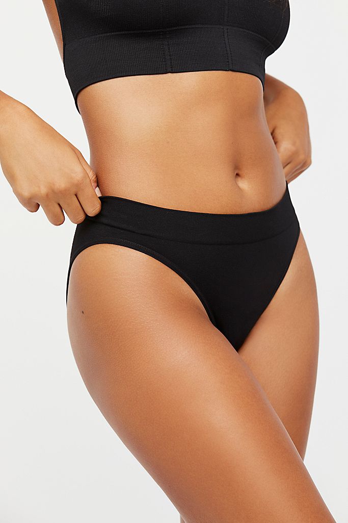 SweetieP Womens Linear Geometry Bikini Briefs Comfy Full Coverage Underwear 