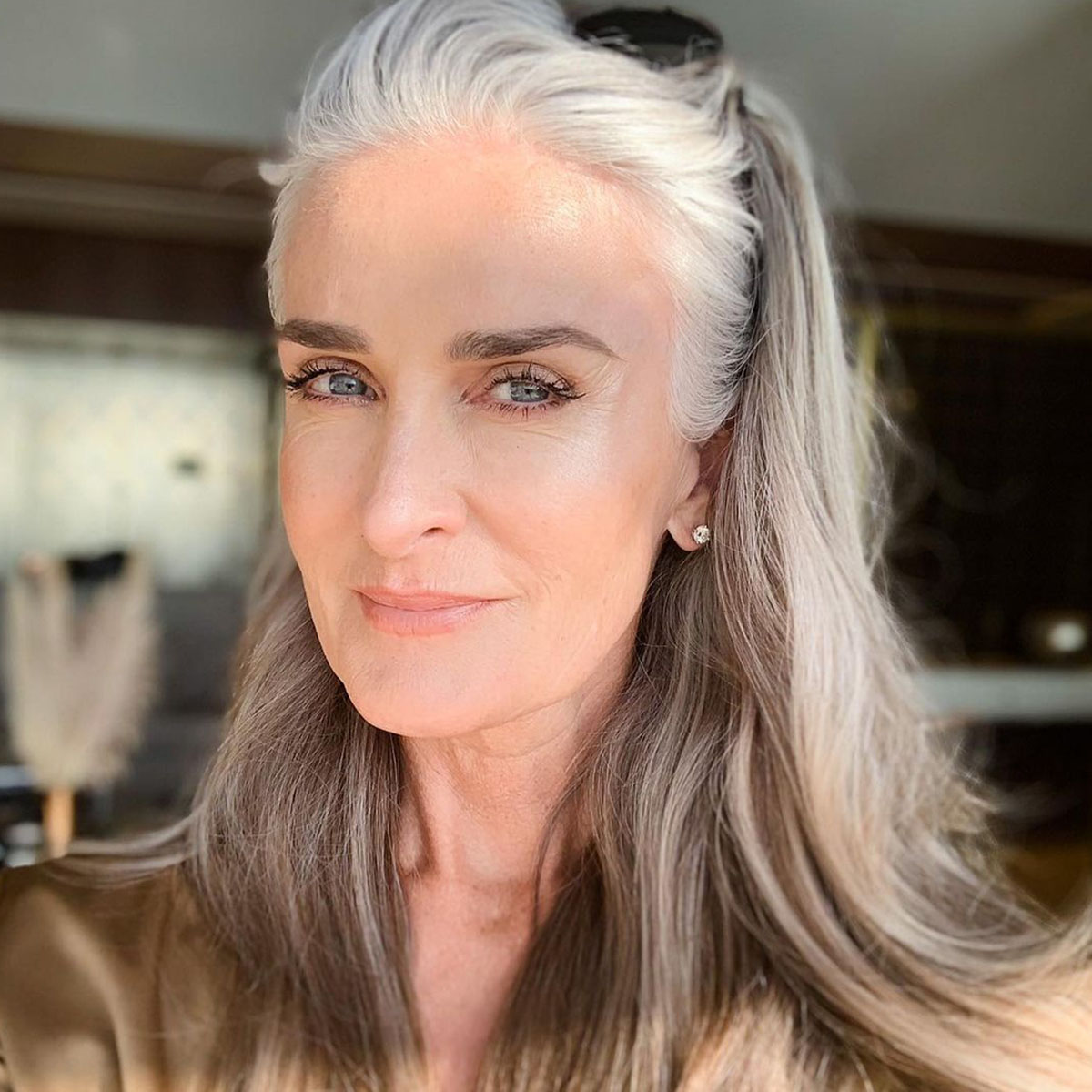 This 56-Year-Old Model Looks a Decade Younger—Here Are All Her Skincare Secrets