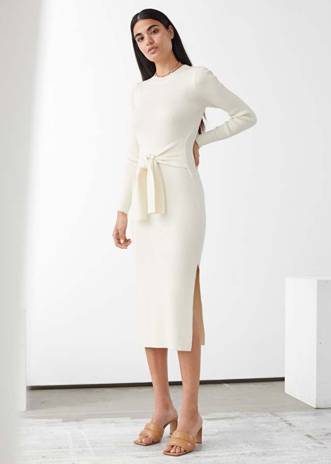25 White Dresses for Winter That Fit ...