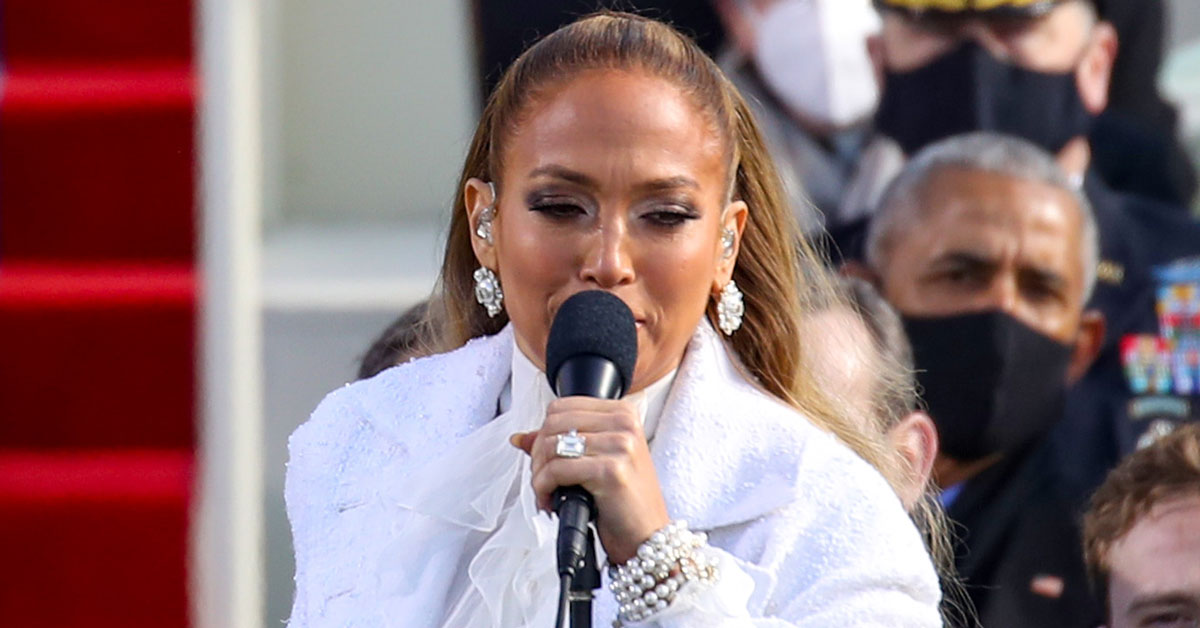 Jennifer Lopez Wore an Homage to Kamala Harris on Inauguration Day