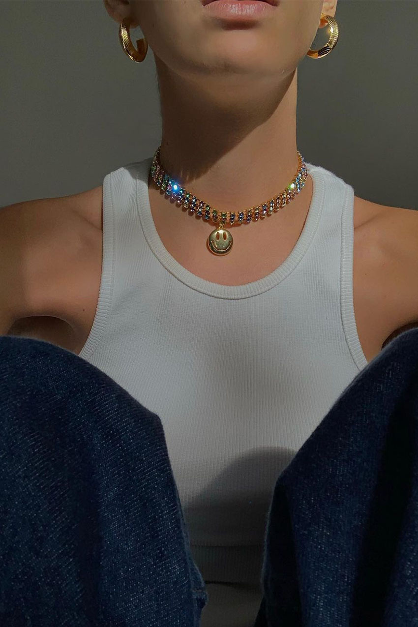 necklace trends 2021: novelty