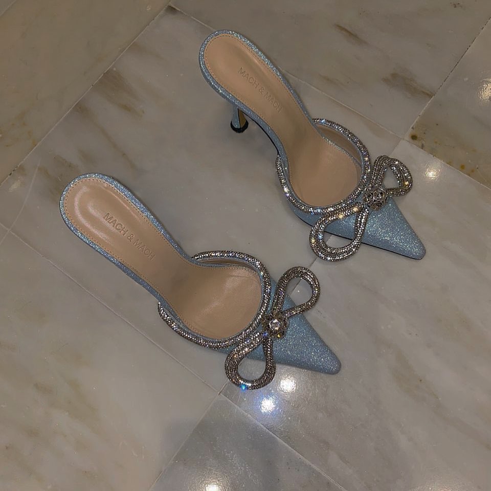 These Mach & Mach Shoes Are Cinderella Pretty Who What