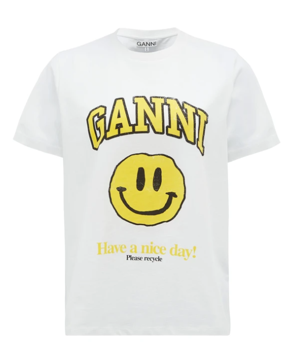 The Ganni Logo T-Shirt I'm Going to Live in This Spring | Who What Wear UK