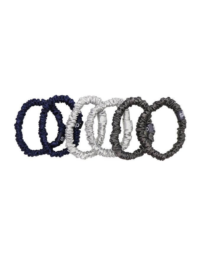 Best Hair Colours for Thin Hair: Slip The Midnight Collection Hair Scrunchies